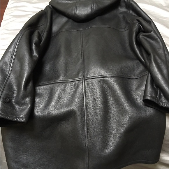 Gruppo shearling hooded coat - Picture 4 of 4